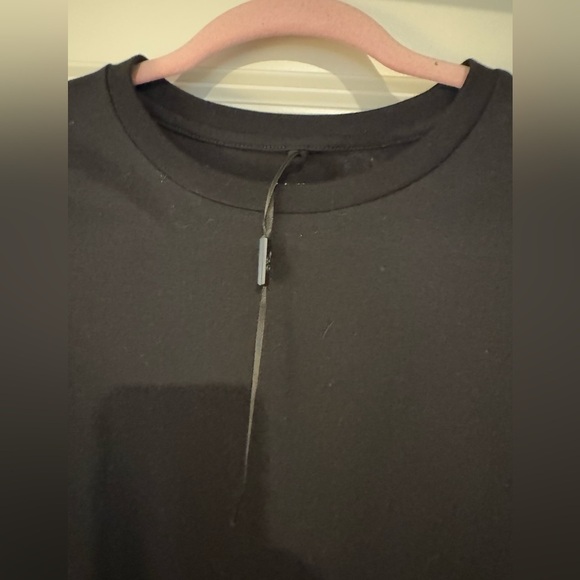 NEW Cynthia Rowley Fete Ruffle Tee Dress Size Small Black Rhinestone Party NWOT - Picture 7 of 9